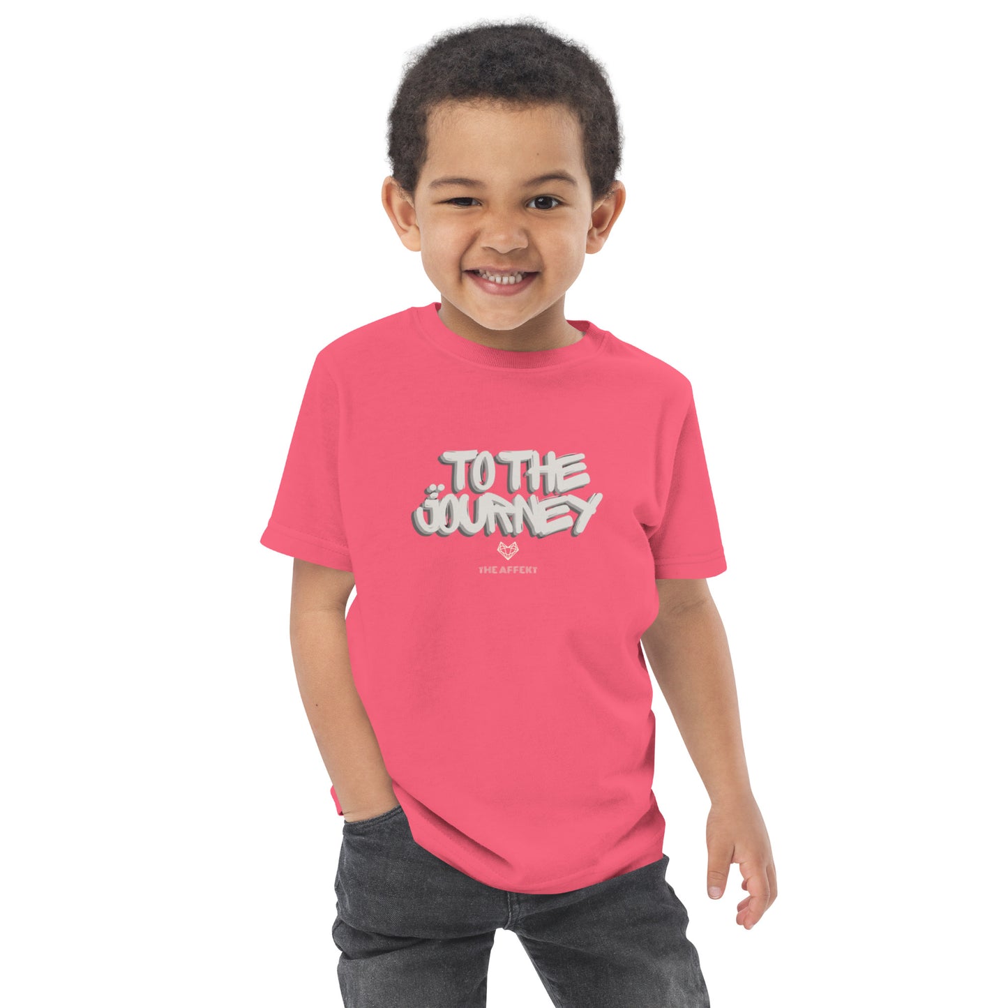 "To The Journey" Toddler jersey t-shirt