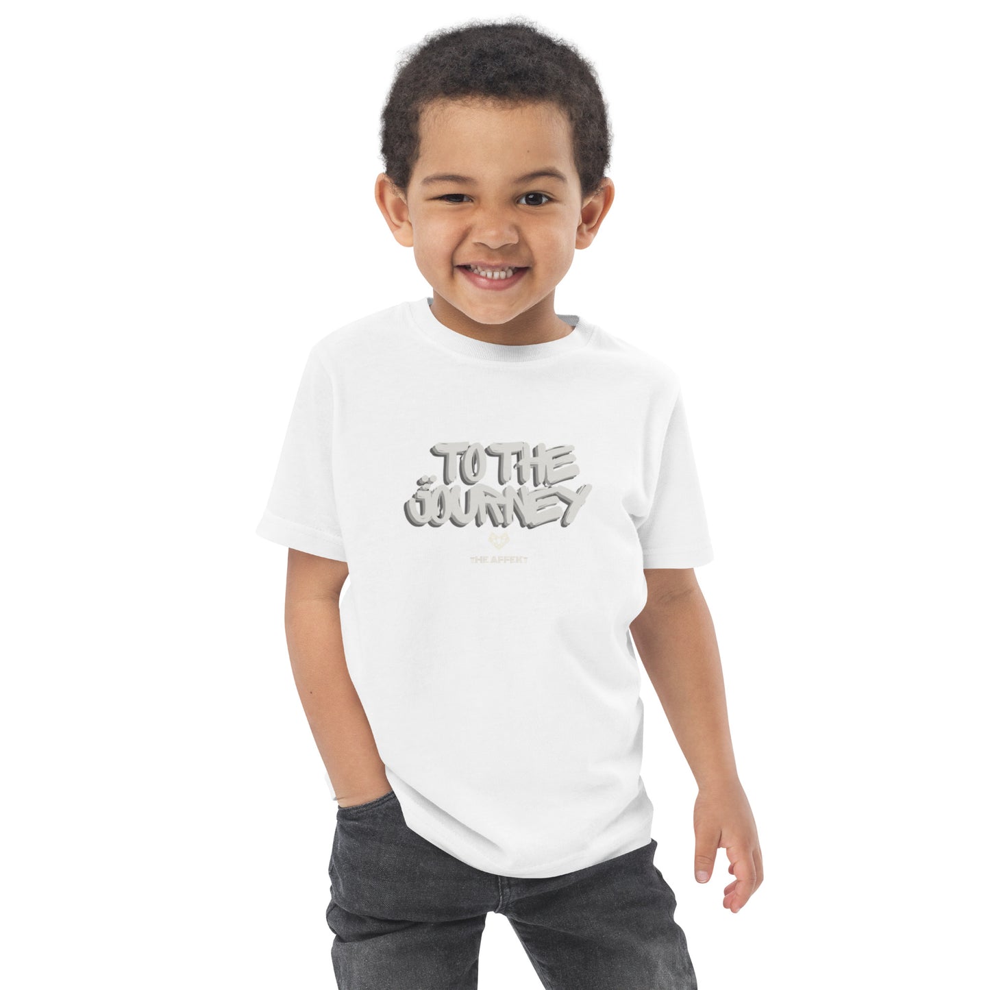 "To The Journey" Toddler jersey t-shirt